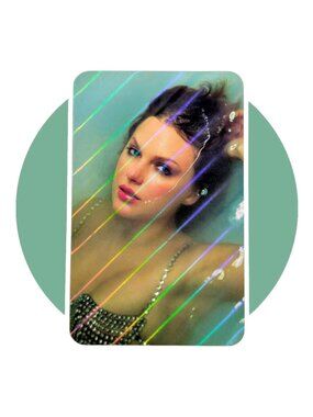 Taylor Swift Photo Art Trading Card (II56): Sweat and Vanilla Perfume, 3.25 in.